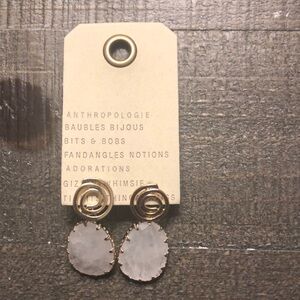 Brand new 14k gold plated earrings from Anthropologie.